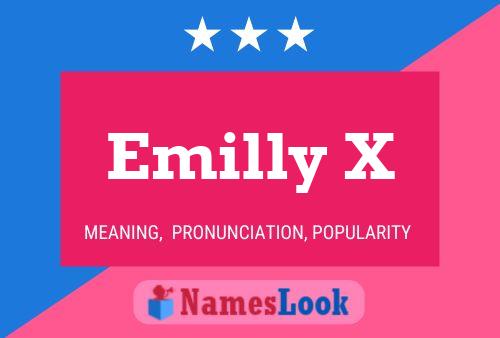 Emilly X Name Poster