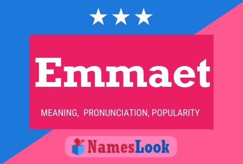 Emmaet Name Poster