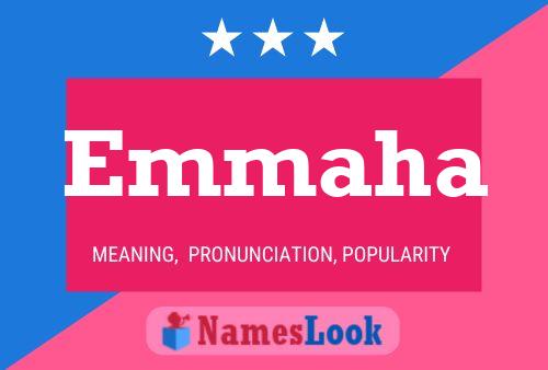 Emmaha Name Poster