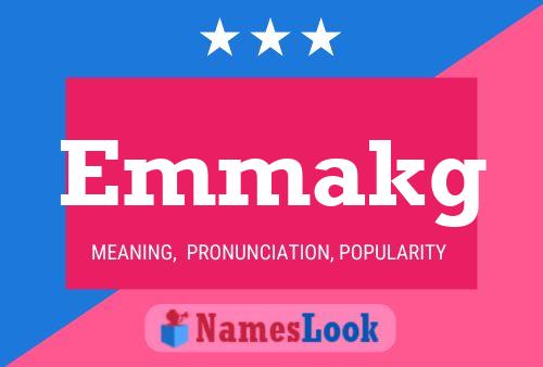 Emmakg Name Poster