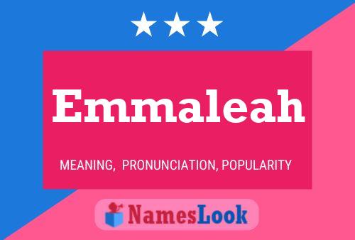 Emmaleah Name Poster