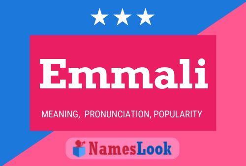 Emmali Name Poster