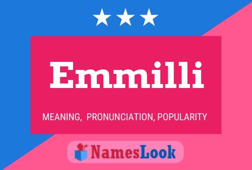 Emmilli Name Poster