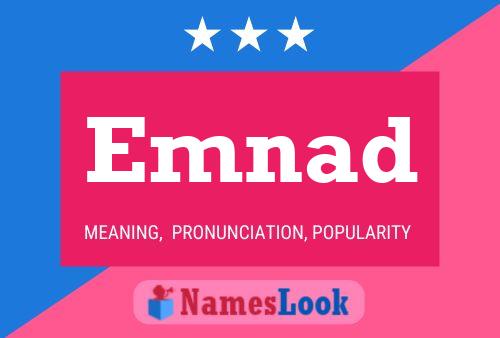 Emnad Name Poster