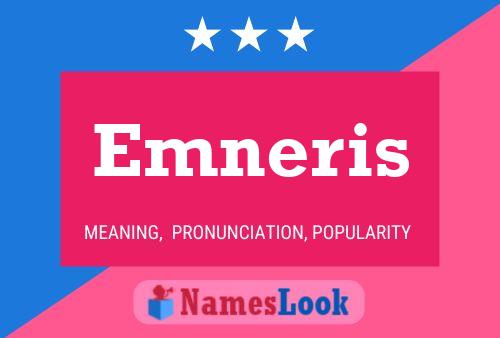 Emneris Name Poster