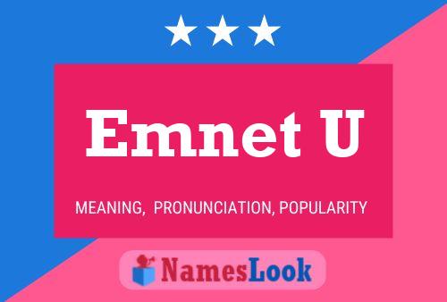 Emnet U Name Poster