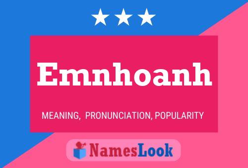 Emnhoanh Name Poster