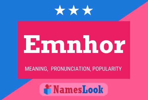 Emnhor Name Poster