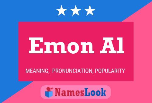 Emon Al Name Poster