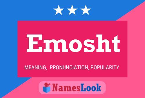 Emosht Name Poster