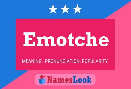 Emotche Name Poster