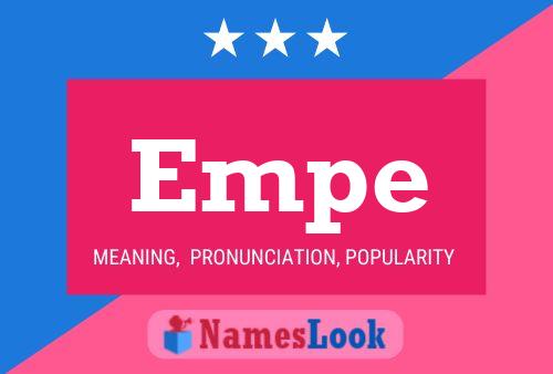 Empe Name Poster