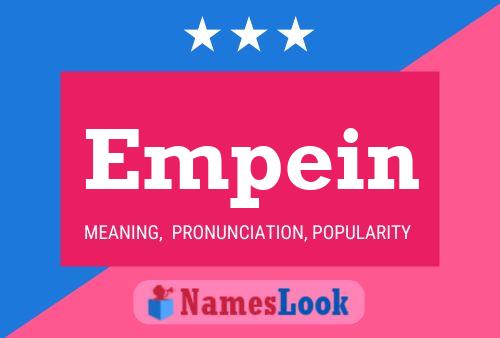 Empein Name Poster