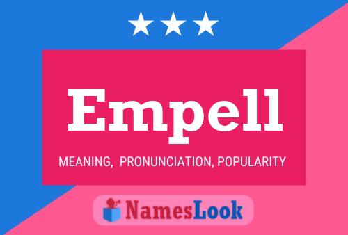 Empell Name Poster