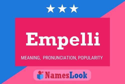 Empelli Name Poster