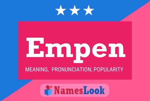 Empen Name Poster