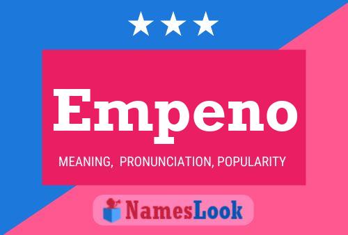 Empeno Name Poster