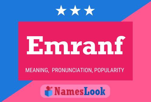 Emranf Name Poster