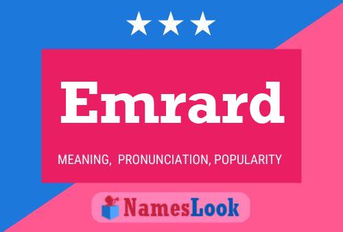 Emrard Name Poster