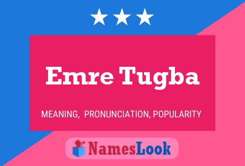 Emre Tugba Name Poster