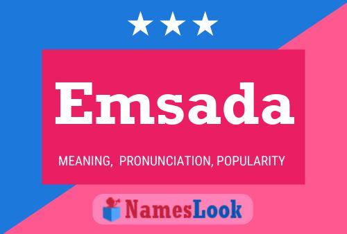 Emsada Name Poster