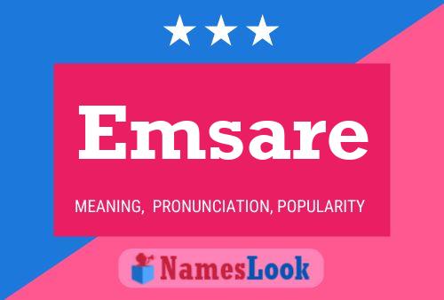 Emsare Name Poster