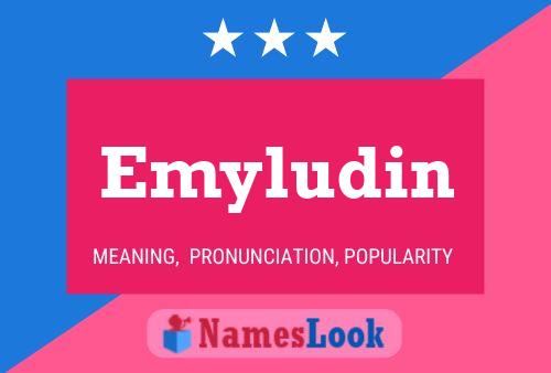 Emyludin Name Poster