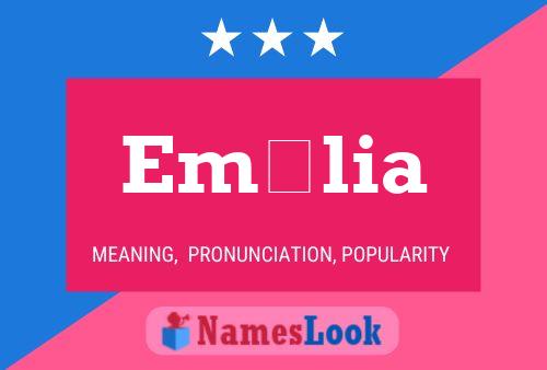 Emília Name Poster