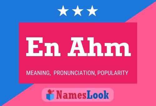 En Ahm Name Poster