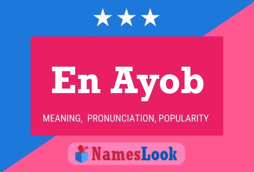 En Ayob Name Poster