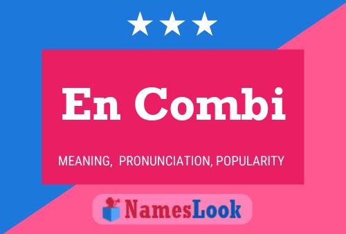 En Combi Name Poster