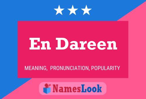 En Dareen Name Poster