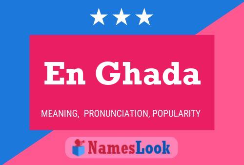 En Ghada Name Poster