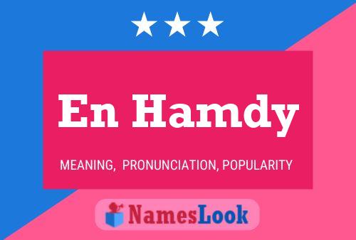 En Hamdy Name Poster