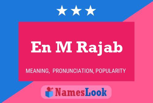 En M Rajab Name Poster