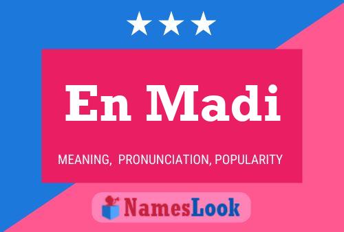 En Madi Name Poster