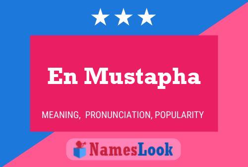 En Mustapha Name Poster