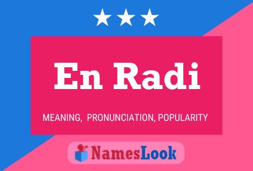 En Radi Name Poster