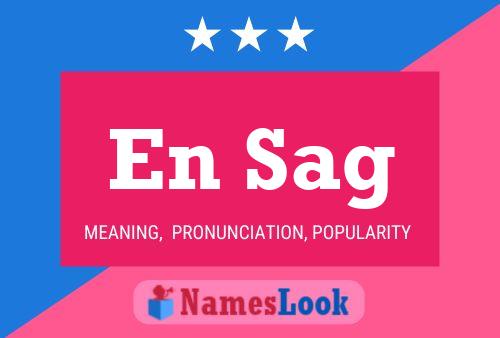 En Sag Name Poster