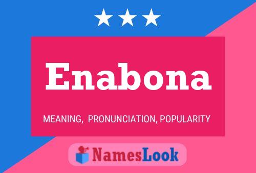 Enabona Name Poster