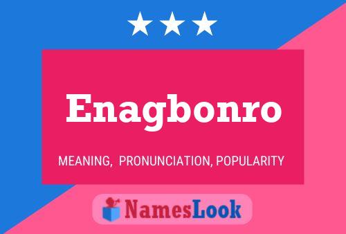 Enagbonro Name Poster