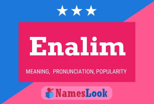 Enalim Name Poster