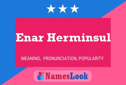 Enar Herminsul Name Poster