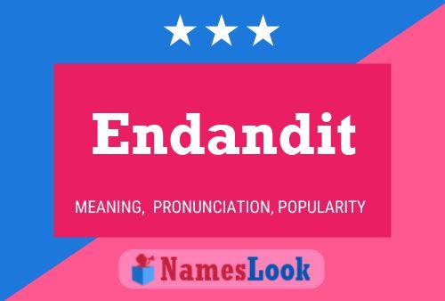 Endandit Name Poster