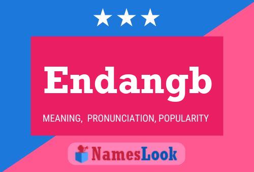 Endangb Name Poster