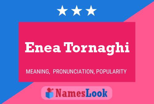 Enea Tornaghi Name Poster