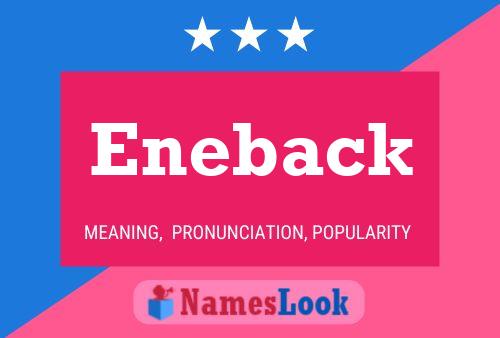 Eneback Name Poster