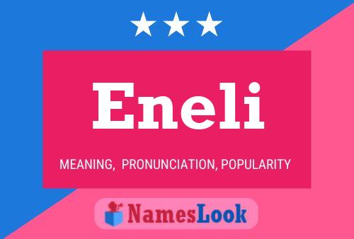 Eneli Name Poster