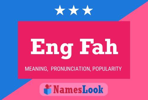 Eng Fah Name Poster