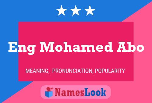 Eng Mohamed Abo Name Poster